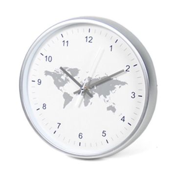 Partij van 10 x Wandklok 30,5 x 4,5 Cm Wereldwijd Kunststof