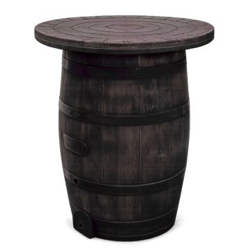 Barrel Wijnvat Statafel – Blad ⌀100cm | Houtlook & onderhoudsvrij kunststof