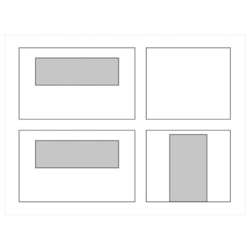 Zijwandenset voor 4 x 6 m vouwtent