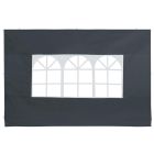 Zijwanden Set van 2 stuks Antraciet voor Capri 3x3 of Casaria vouwtent 3x6