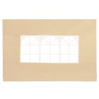 Zijwanden Set van 2 stuks Beige voor Capri 3x3 of Casaria vouwtent 3x6