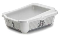 TRENDY CAT KATTENBAK OPEN + RAND CATS IN LOVE 50 CM