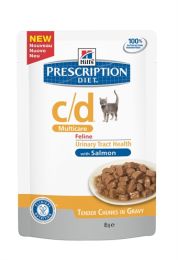 HILL'S FELINE C/D MULTICARE ZALM 12X85 GR