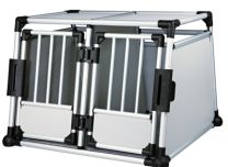 TRIXIE TRANSPORTBOX DUBBEL ALUMINIUM 93X64X88 CM