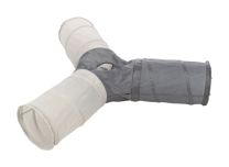 TRIXIE SPEELTUNNEL 3-WEG KAT EN KLEINE PUPS ASSORTI 3X50X22X22 CM