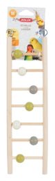 ZOLUX LADDER HOUT 7 TREDEN MET KRALEN 1X8,5X35 CM