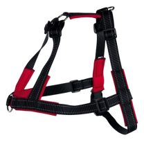 TRIXIE HONDENTUIG LEAD'N'WALK SOFT TUIG ZWART M-L 55-90 CM