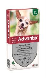 BAYER ADVANTIX SPOT ON 40/200 TOT 4 KG - 4 PIP