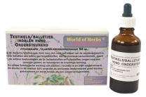 WORLD OF HERBS FYTOTHERAPIE TESTIKEL / BALLETJES INDALEN HOND 50 ML
