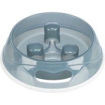 TRIXIE VOERBAK SLOW FEED KUNSTSTOF ANTI-SLIP ASSORTI 27 CM 1,5 LTR