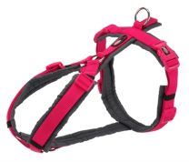 TRIXIE HONDENTUIG PREMIUM TREKKING FUCHSIA / GRIJS 70-85X2,5 CM