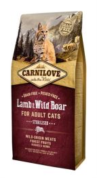CARNILOVE LAMB / WILD BOAR STERILISED 6 KG