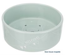 TRIXIE JUNIOR VOERBAK KERAMIEK LAAG ASSORTI 14 CM 200 ML