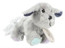 TRIXIE JUNIOR PLUCHE HOND MET TOUW 24 CM