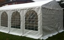 Professionele Partytent PVC 5x10x2,2 mtr in Wit