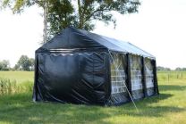 Premium Partytent PVC 3x6x2 mtr in Zwart