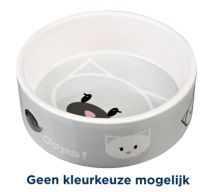 TRIXIE VOERBAK / WATERBAK MIMI KERAMIEK ASSORTI 12 CM 300 ML 4 ST