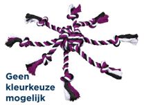 TRIXIE TOUWSPEELTJE MET INGEVLOCHTEN BAL ASSORTI 7X7X7 CM 3 ST