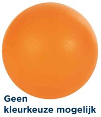 TRIXIE NATUURRUBBER BAL ZONDER GELUID ASSORTI 8 CM 3 ST
