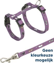TRIXIE KITTENTUIG JUNIOR MET RIEM KATTENMOTIEF ASSORTI 21-33X0,8 CM 120 CM 4 ST