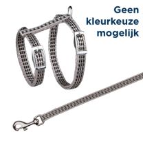 TRIXIE KATTENTUIG MET RIEM METALEN GESPEN REFLECTEREND ASSORTI 22-42X1 CM 120 CM 4 ST