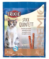 TRIXIE PREMIO STICK QUINTET GEVOGELTE / LEVER 24X5X5 GR