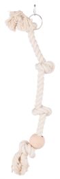 TRIXIE KLIM- EN KLAUTERTOUW MET HOUTEN BLOK 60X2,3 CM 3 ST