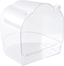TRIXIE BADHUIS HALFROND TRANSPARANT 15X14X15 CM 4 ST