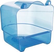TRIXIE BADHUIS HALFROND TRANSPARANT BLAUW 17X15X16 CM 3 ST