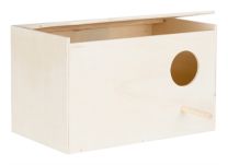 TRIXIE NESTKASTJE HOUT 30X20X20 CM GAT 6 CM