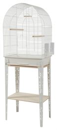ZOLUX VOGELKOOI PATIO MET STANDAARD WIT 53X33X144 CM