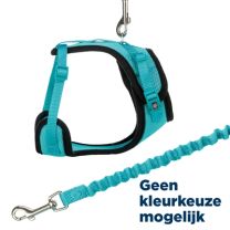 TRIXIE KATTENTUIG MESH Y-VORM MET ELASTISCHE RIEM ASSORTI 36-60X100 CM