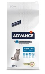 ADVANCE CAT STERILIZED TURKEY / RICE 15 KG
