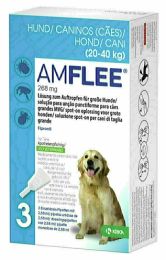 KRKA AMFLEE SPOT ON HOND 20-40 KG 268 MG 3 PIP