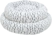 TRIXIE HONDENMAND MILA ROND PLUCHE WIT / GRIJS 60X60 CM