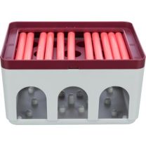 TRIXIE CAT ACTIVITY ROD BOX WIT / BORDEAUX 20X16X12 CM