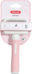 ZOLUX ANAH SLICKERBORSTEL ROZE / WIT S 7,5X3,5X16,5 CM