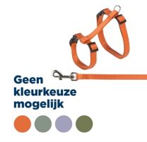 TRIXIE KATTENTUIG MET RIEM ASSORTI 27-45 CM/13 MM 120 CM