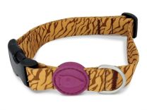 MORSO HALSBAND HOND GERECYCLED JUNGLE DRUM GROEN 30-42X1,5 CM