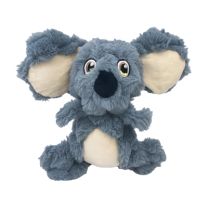 KONG SCRUMPLEZ KOALA PLUCHE MET PIEP GRIJS 22X23X10 CM