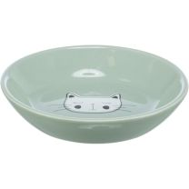 TRIXIE VOERBAK / DRINKBAK KAT VERHOOGD KERAMIEK ASSORTI 200 ML 14 CM