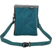 TRIXIE BELONINGSZAKJE SNACKZAKJE TWIN PETROL 15X2,5X18 CM