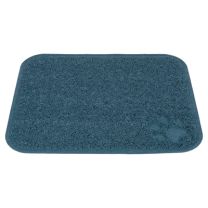 TRIXIE SCHOONLOOPMAT VOOR KATTENBAKKEN PVC BLAUW 45X37 CM