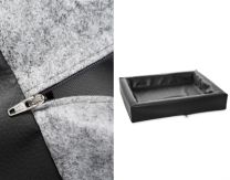 BIA BED KUNSTLEER HOES HONDENMAND ZWART BIA-50 60X50X12 CM