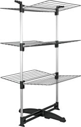 Metaltex Ciclone Droogtoren 40 m Drooglengte Zwart/Zilver