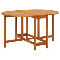  Tuintafel 130x90x72 cm massief acaciahout