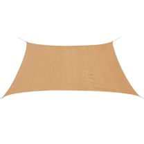  Zonnescherm HDPE vierkant 2x2 m beige