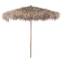  Parasol van bamboe met dak van bananenbladeren 210 cm