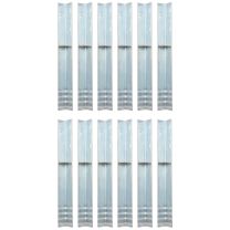  Grondanker L-vormig 5x5x50 cm gegalvaniseerd staal 12 st