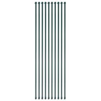  Tuinpalen 1,5 m metaal groen 10 st